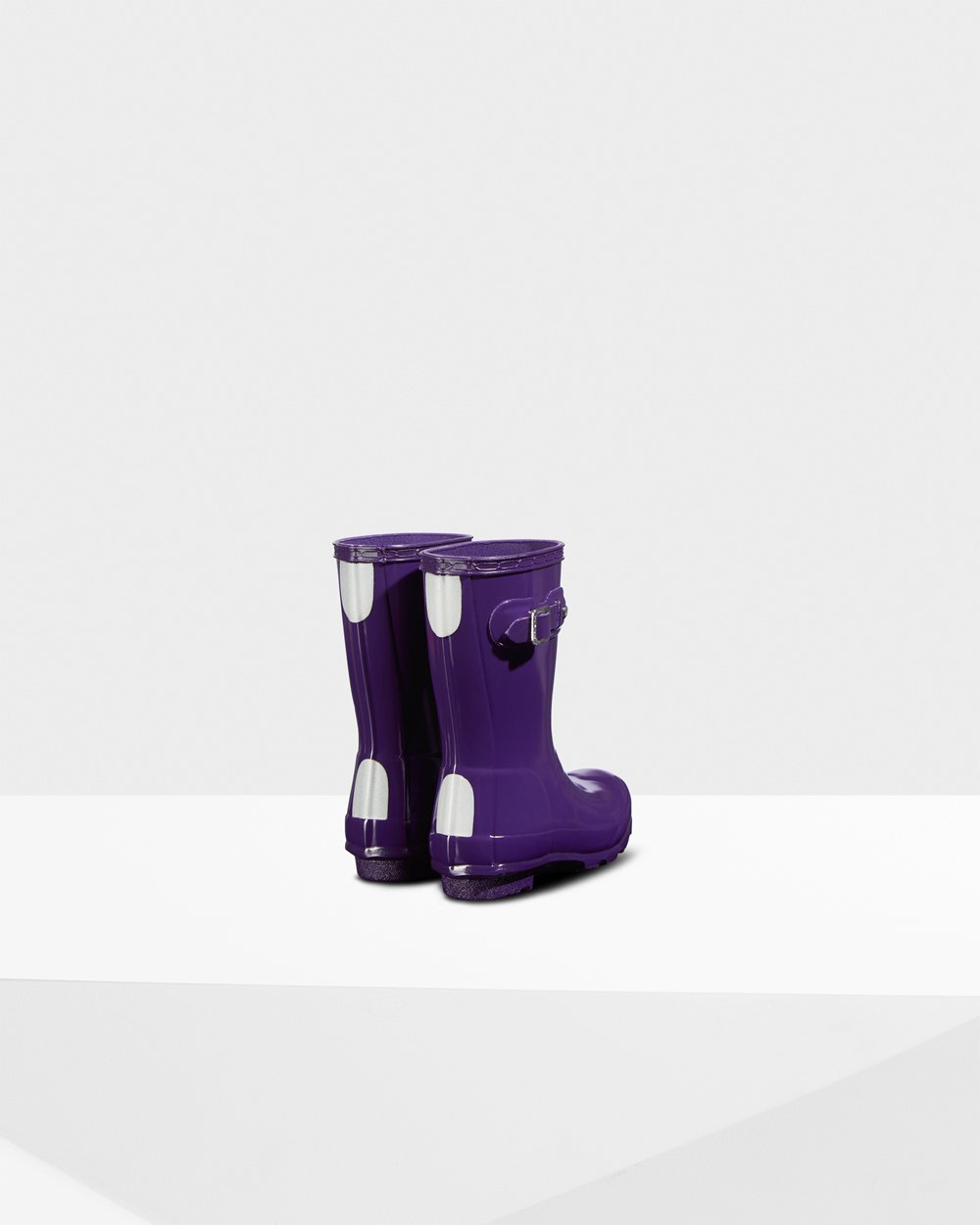 Botas de Lluvia Hunter Niños - Original Little Gloss - Azules Morados - DCMXJTU-10